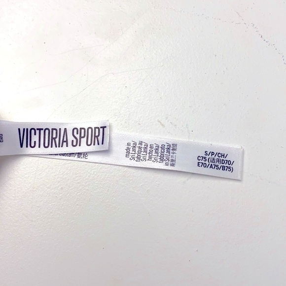 Women’s Victoria Sport White and Black Sports Bra - Picture 4 of 6